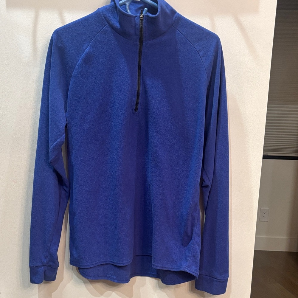 Brooks Men's 3/4 Zip Blue Fleece